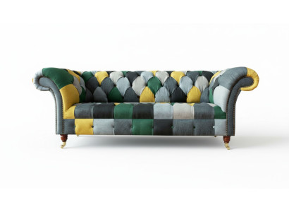 Chesterfield Wielobarwny Salon Nowoczesny Design Kanapy Sofa Nowe Kreatywne Meble
