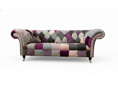 Chesterfield 3 miejsce do siedzenia Designerskie Meble New Modern Design Włókienniczy Living Room Couches