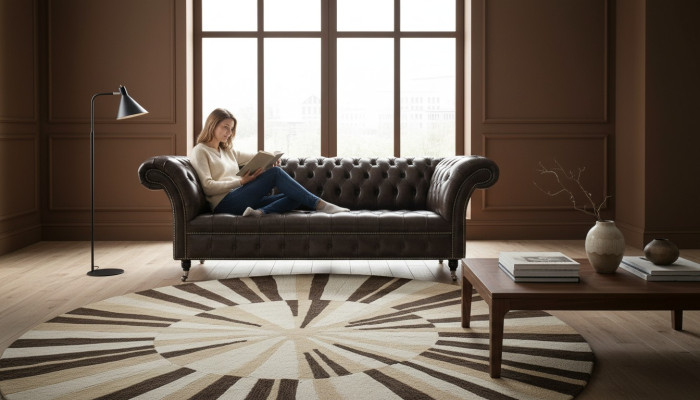 Chesterfield 3 miejsce do siedzenia Nowoczesny design Kanapy Skóra Sofa xxl Meble do siedzenia Meble Sofy