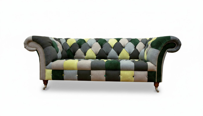 Chesterfield 3 miejsce do siedzenia Wielobarwny projekt salonu Kanapy Sofa Designer Meble