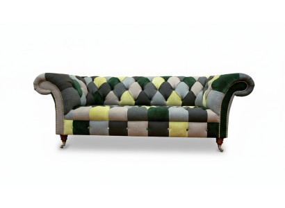 Chesterfield 3 miejsce do siedzenia Wielobarwny projekt salonu Kanapy Sofa Designer Meble