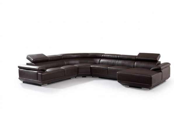 Żywy krajobraz Narożnikowa kanapa Skórzana sofa z USB, Sofa Couch Podkładka Siedziba Narożnik Ustawić