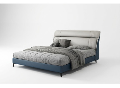 Luksusowe łóżka hotelowe Double Łóżko Design Drewno Modern Meble Sypialnia