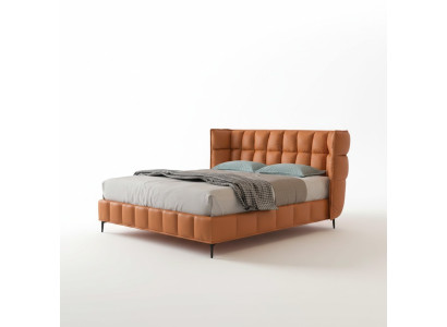 Łóżko Podkładka Design Luksusowe łóżko hotelowe Małżeństwo 180x200cm Skóra Double