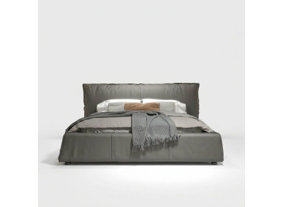 Design Skóra Łóżko Double Marriage Nowoczesny Hotel Luxury Sleep Pokój łóżko