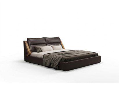 Łóżko Podkładka Design Luksusowe Dwuosobowe łóżko Hotelowe Małżeństwo 180x200cm Sleep Pokój Skóra