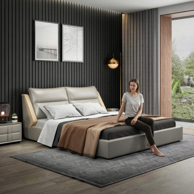 Sypialnia Luxury Łóżko Design Drewno Łóżko łóżka 180x200cm łóżko Hotel