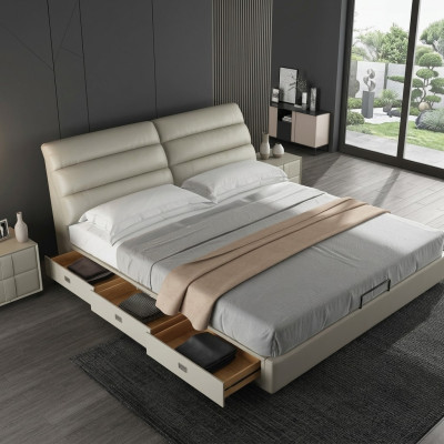 Łóżko Classic Podkładka Design Luksusowe podwójne łóżko hotelowe Sleep Pokój