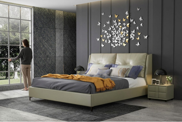 Łóżko Podkładka Design Luksusowe podwójne łóżko hotelowe Pokój Sleep 180x200cm