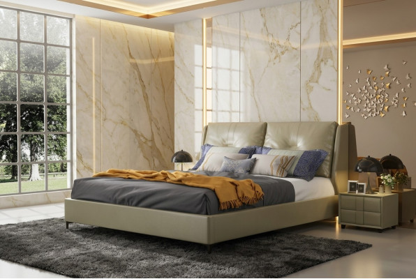 Łóżko Podkładka Design Luksusowe podwójne łóżko hotelowe Pokój Sleep 180x200cm