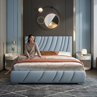 Łóżko Podkładka Design Luksusowe podwójne łóżko hotelowe Sleep Pokój Luxury