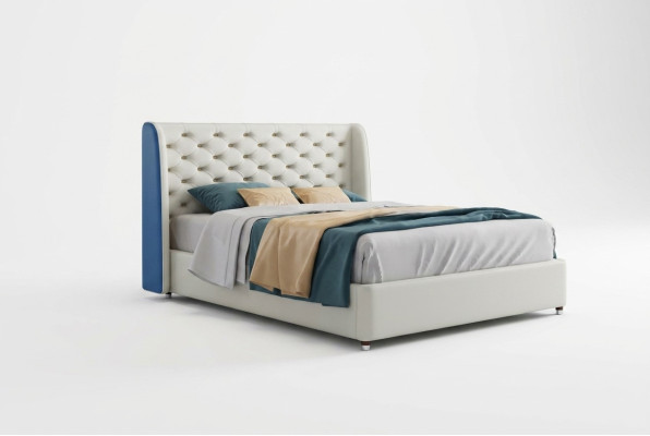 Łóżko Podkładka Design Luksusowe podwójne łóżko hotelowe Sleep Pokój Skóra Modern
