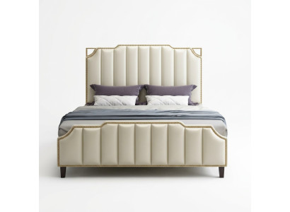 Łóżko Podkładka Design Luksusowe podwójne łóżko hotelowe Małżeństwo 180x200cm Sleep Pokój