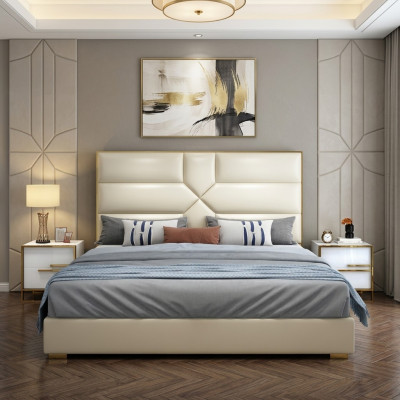Luksusowa Sypialnia Łóżko Podkładka Design Luksusowe Double Hotel łóżko Hotel