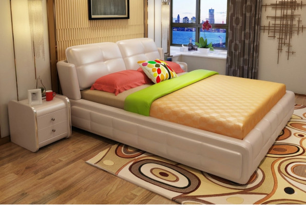 Luksusowa Sypialnia Łóżko Podkładka Deco Design 180x200cm Podwójne łóżko hotelowe