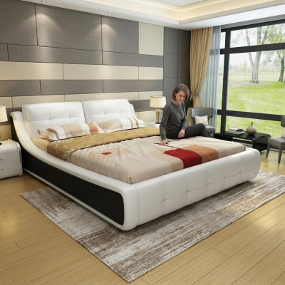 Design Łóżko Sypialnia łóżko Włókienniczy Hotel Luxury Podkładka Meble Material Meble
