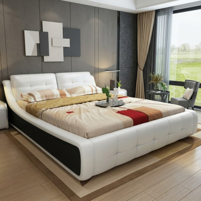 Design Łóżko Sypialnia łóżko Włókienniczy Hotel Luxury Podkładka Meble Material Meble
