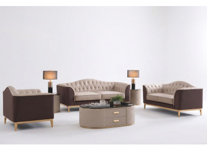 Kompletny zestaw Zestaw sofowy 3+2+1 miejsce do siedzenia sofa projekt kanapa Żywy krajobraz