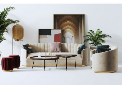 Zestaw sofowy 3+1 miejsce do siedzenia Zestaw Design Sofa Podkładka Kanapy Kanapa Modern