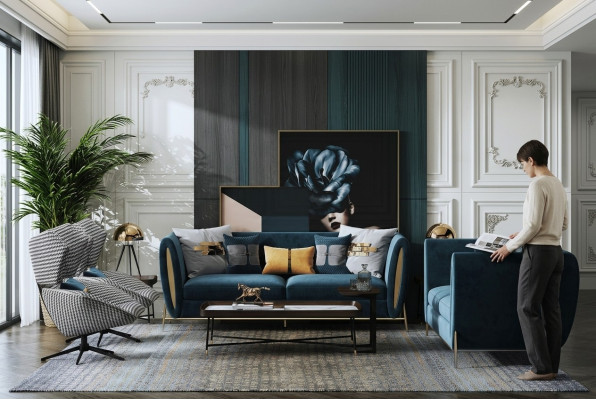 Zestaw sofowy 3+1 miejsce do siedzenia Zestaw Design Sofy Podkładka Kanapy Włókienniczy Relaks Luxury