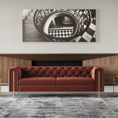 Sofa Trzyosobowa Podkładka Design Sofa Siedziba Sofy 3-osobowy Pokój Meble Modern