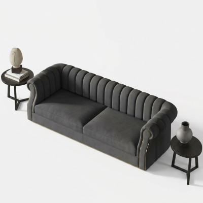 Designerska Sofa 3 miejsce do siedzenia Nowoczesna kanapa Sofy Podkładka Design Sofa Trzyosobowa