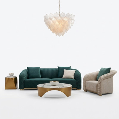 Design Podkładka Luxury Siedziba Sofa Kanapa Włókienniczy Sofa 3 miejsce do siedzenia sztuczna skóra