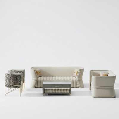 Zestaw sofowy 3+2 miejsce do siedzenia Ustawić Sofę Podkładka Sofa Obcios Design Meble