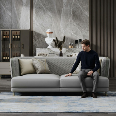 Sofa trzyosobowa Podkładka sofa designerska Siedziba sofy dekoracyjne Pokój Meble Modern