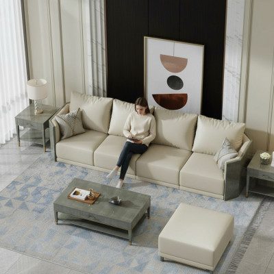 Sofa 4 miejsce do siedzenia Duża kanapa xxl Sofy Kanapy Projekt salonu Duże kanapy