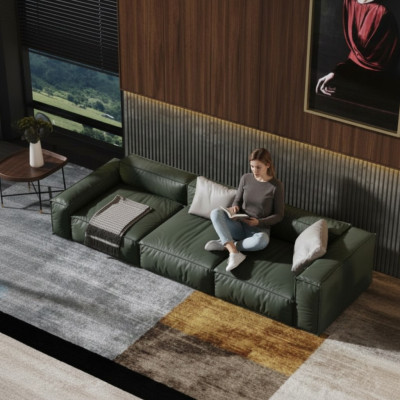 Sofa 4 miejsce do siedzenia Duża kanapa xxl sofy kanapy salon projekt czteromiejscowy