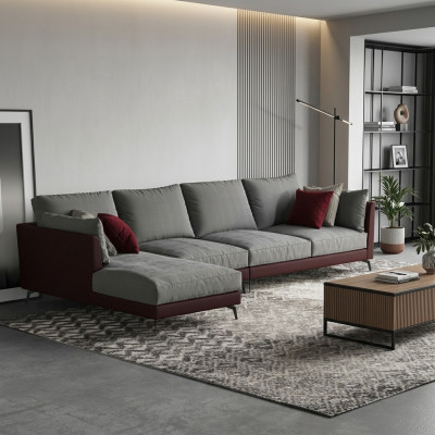 Kanapa Narożnikowa kanapa Żywy krajobraz Sofa Podkładka Ustawić Materiał Sofy Meble