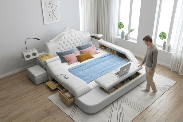 Wielofunkcyjne łóżko łóżko Deco łóżko podwójne Podwójne łóżko łóżko tapicerowane Sypialnia