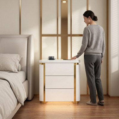 Design Night Tabela .konsola Metal Shine stoły Konsole Sleep Pokój