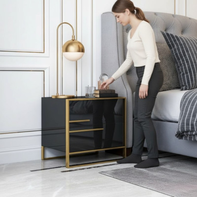 Nocna konsola Side Sleep Drewno Design Pokój stoły Konsole