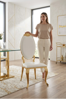 Krzesła Club Luxury Materiał Drewno Fotel Design Krzesło Fotel Podkładka