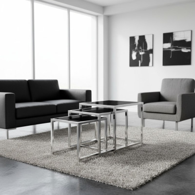 Zestaw 3 stolików kawowych Stolik Designerski stolik kawowy do salonu