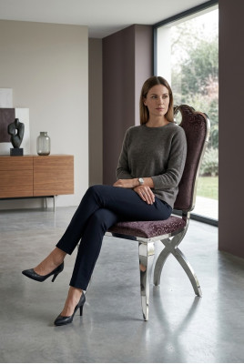 Podkładka luksusowa fotel jadalnia Fotel design Włókienniczy Krzesło sztuczna skóra