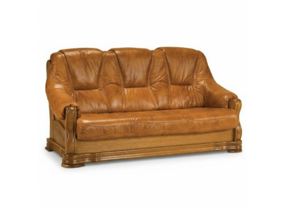 Drewno Sofa 3 miejsce do siedzenia Podkładka Designerskie Kanapy Ustawić SL Sofa Trzyosobowa Skóra