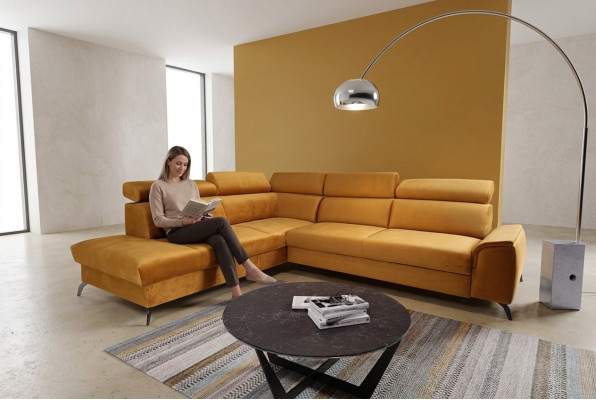Narożnikowa kanapa Sofa w kształcie litery L Nowa nowoczesna nowoczesna kanapa do spania Sofa Meble tapicerowane