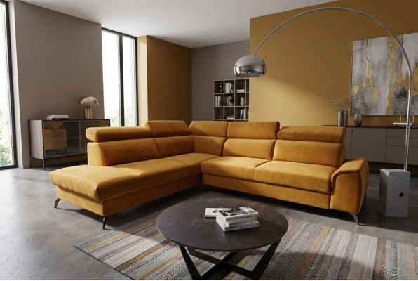 Narożnikowa kanapa Sofa w kształcie litery L Nowa nowoczesna nowoczesna kanapa do spania Sofa Meble tapicerowane