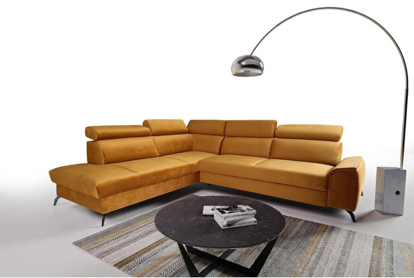 Narożnikowa kanapa Sofa w kształcie litery L Nowa nowoczesna nowoczesna kanapa do spania Sofa Meble tapicerowane