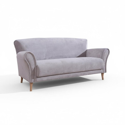 Sofa Trzyosobowa Materiałowa Sofa Fioletowa Włókienniczy Kanapy Sofy Podkładka Ustawić Luksusowa Nowa