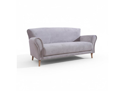 Sofa Trzyosobowa Materiałowa Sofa Fioletowa Włókienniczy Kanapy Sofy Podkładka Ustawić Luksusowa Nowa