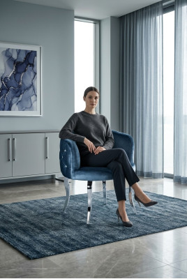 Design Krzesło Włókienniczy jadalnia Stal uniwersalna Fotel Krzesło Lounge-miejsce siedzące