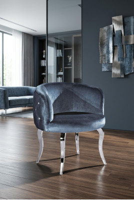 Design Krzesło Włókienniczy jadalnia Stal uniwersalna Fotel Krzesło Lounge-miejsce siedzące