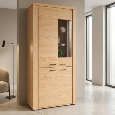 Galota Kredens Szafa Kredens Drewno Meble Style Living Room Kolekcja Witryny