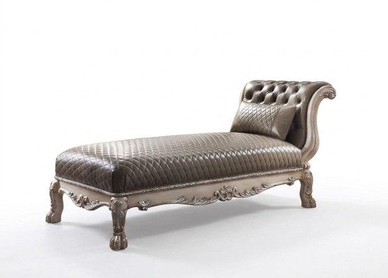 Leżak Classic Skóra Luksusowe leżaki LiegeFotel Chesterfield Szezlong