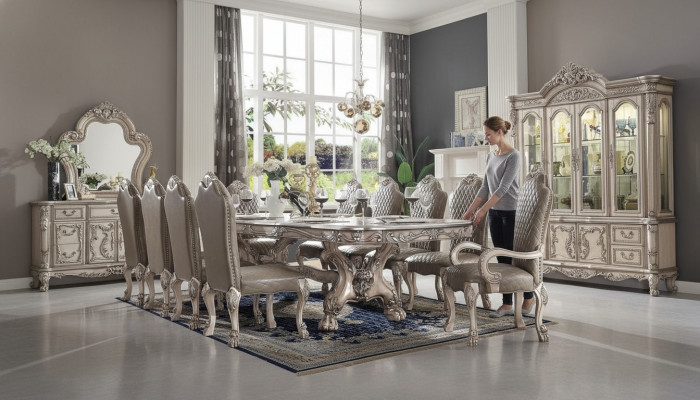 Wielki Rycerz Tabela Barokowy Stół obiadowy xxl 345cm Drewno stoły Classic Meble Nowe