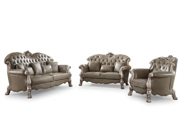 Barokowy Zestaw Sofowy Chesterfield Klasyczna Sofa Meble Kanapa Ustawić Sofy Nowość